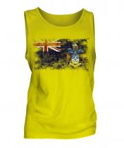Tristan Da Cunha Distressed Flag Mens Vest