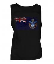Tristan Da Cunha Distressed Flag Mens Vest