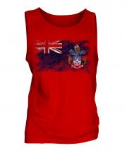 Tristan Da Cunha Distressed Flag Mens Vest