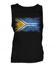 Tuva Distressed Flag Mens Vest