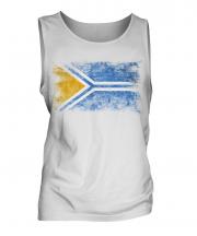 Tuva Distressed Flag Mens Vest
