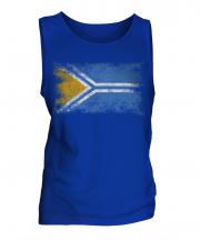Tuva Distressed Flag Mens Vest