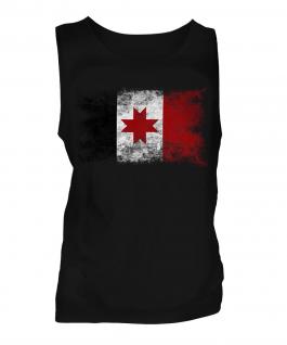 Udmurtia Distressed Flag Mens Vest