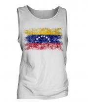 Venezuela Distressed Flag Mens Vest