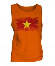 Vietnam Distressed Flag Mens Vest