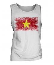 Vietnam Distressed Flag Mens Vest