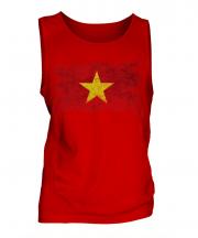 Vietnam Distressed Flag Mens Vest