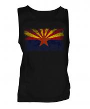 Arizona State Distressed Flag Mens Vest