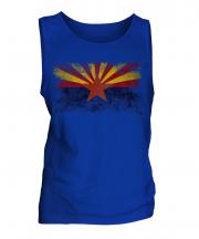 Arizona State Distressed Flag Mens Vest