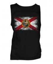 Florida State Distressed Flag Mens Vest