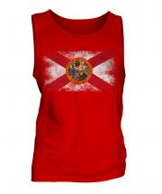 Florida State Distressed Flag Mens Vest