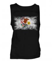 Illinois State Distressed Flag Mens Vest
