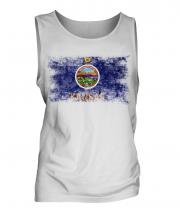 Kansas State Distressed Flag Mens Vest