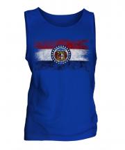 Missouri State Distressed Flag Mens Vest