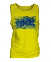 Nevada State Distressed Flag Mens Vest