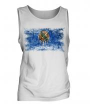 Oklahoma State Distressed Flag Mens Vest
