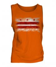 Washington Dc Distressed Flag Mens Vest