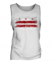 Washington Dc Distressed Flag Mens Vest