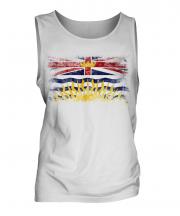 British Columbia Distressed Flag Mens Vest