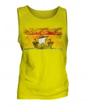 New Brunswick Distressed Flag Mens Vest