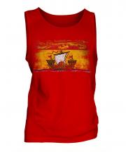 New Brunswick Distressed Flag Mens Vest