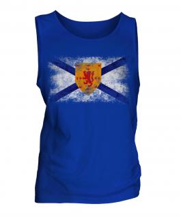 Nova Scotia Distressed Flag Mens Vest