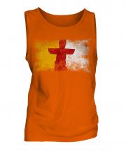 Nunavut Distressed Flag Mens Vest
