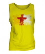 Nunavut Distressed Flag Mens Vest