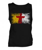 Nunavut Distressed Flag Mens Vest
