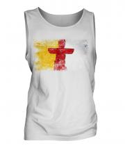 Nunavut Distressed Flag Mens Vest