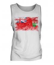 Ontario Distressed Flag Mens Vest