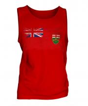Ontario Distressed Flag Mens Vest