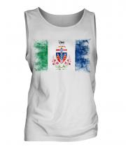 Yukon Distressed Flag Mens Vest