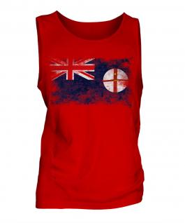 New South Wales Distressed Flag Mens Vest
