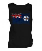 Queensland Distressed Flag Mens Vest
