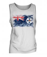 Queensland Distressed Flag Mens Vest