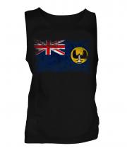 South Australia Distressed Flag Mens Vest