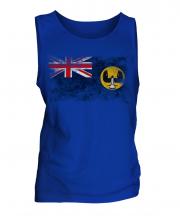 South Australia Distressed Flag Mens Vest