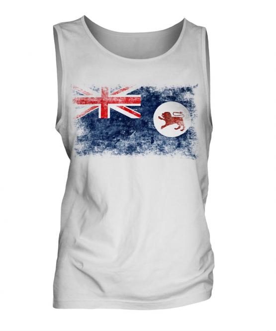 Tasmania Distressed Flag Mens Vest