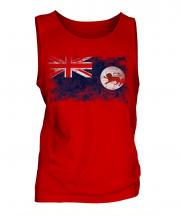 Tasmania Distressed Flag Mens Vest
