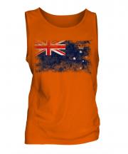 Victoria Distressed Flag Mens Vest