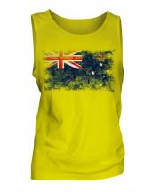Victoria Distressed Flag Mens Vest