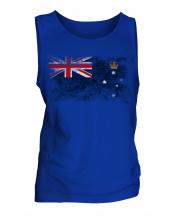 Victoria Distressed Flag Mens Vest