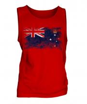 Victoria Distressed Flag Mens Vest