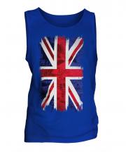 Union Jack Grunge Flag Mens Vest