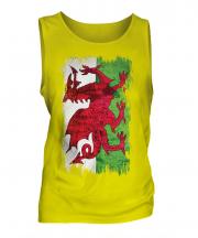 Wales Grunge Flag Mens Vest