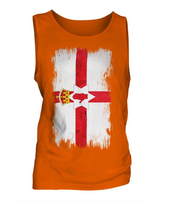 Northern Ireland Grunge Flag Mens Vest