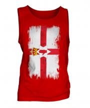 Northern Ireland Grunge Flag Mens Vest