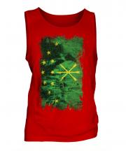 Adygea Grunge Flag Mens Vest