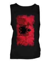 Albania Grunge Flag Mens Vest